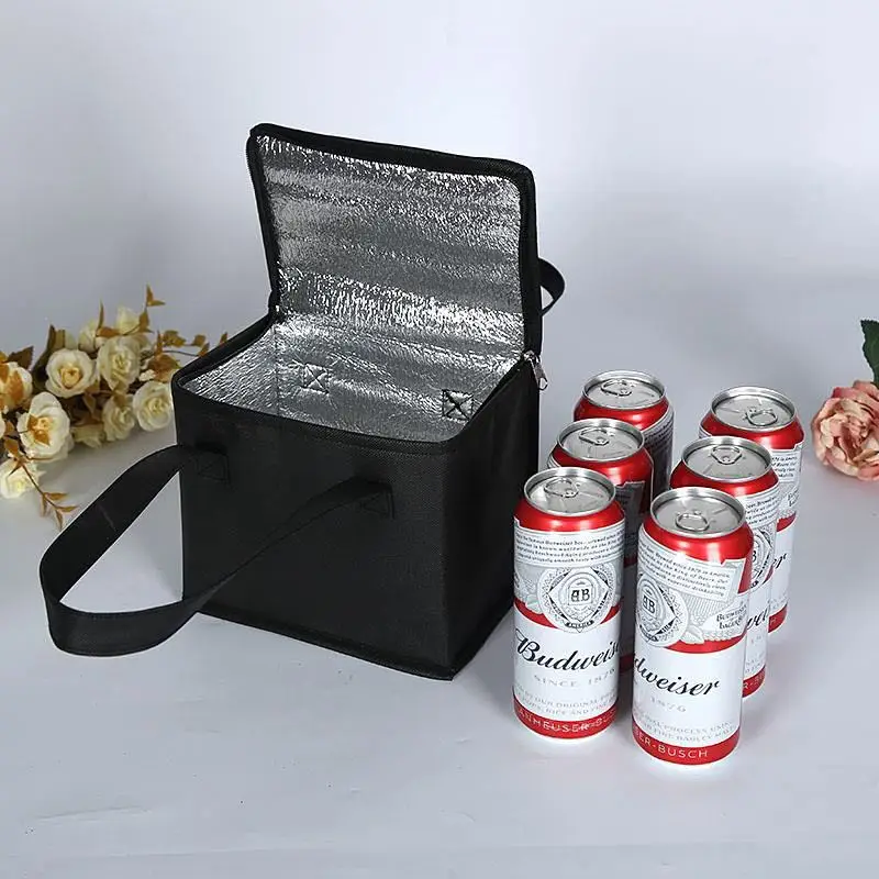 Portable Insulated Lunch Cooler Bag – Foldable Thermal Tote for Food, Drinks, Beer, Ice... - SKU ICB16782 - UGI Packaging