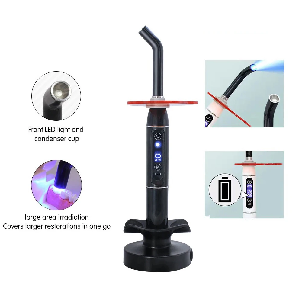 Dental Curing Light Wireless Led Dental Light Curing Lamp Cordless  Adjustable