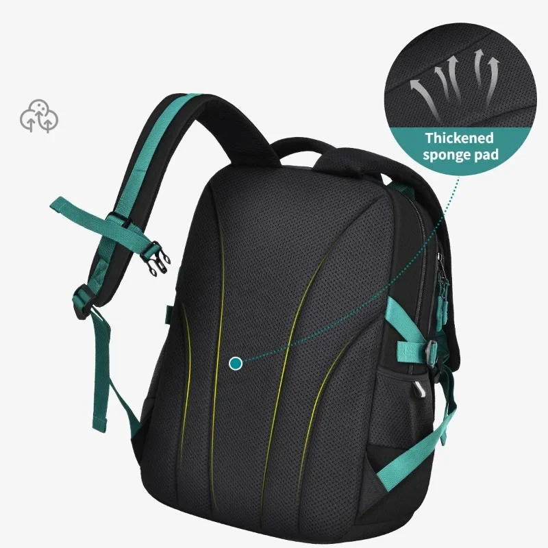 New Boys Backpack Large Capacity Refrigerator Open Door Waterproof Backpack School Bag for Primary and Secondary School Students 4