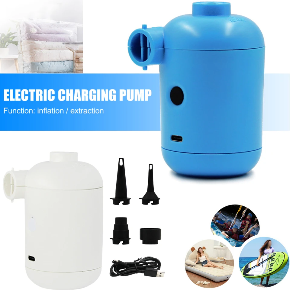 Battery Operated Multi-Functional Vacuum Pump with 4 storage bags