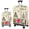 Thick Elastic World  Luggage Protective Cover Zipper Suit For 18-32 inch Bag Suitcase Covers Trolley Cover Travel Accessories 3