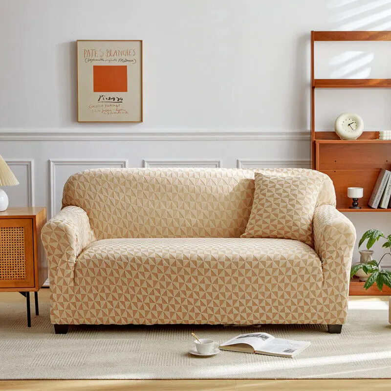 Jacquard Stretch Couch Cover Sofa Covers Dog Cat Pets Anti Lounge Slipcovers Thick Armchair Cover Protector Home Decor 3