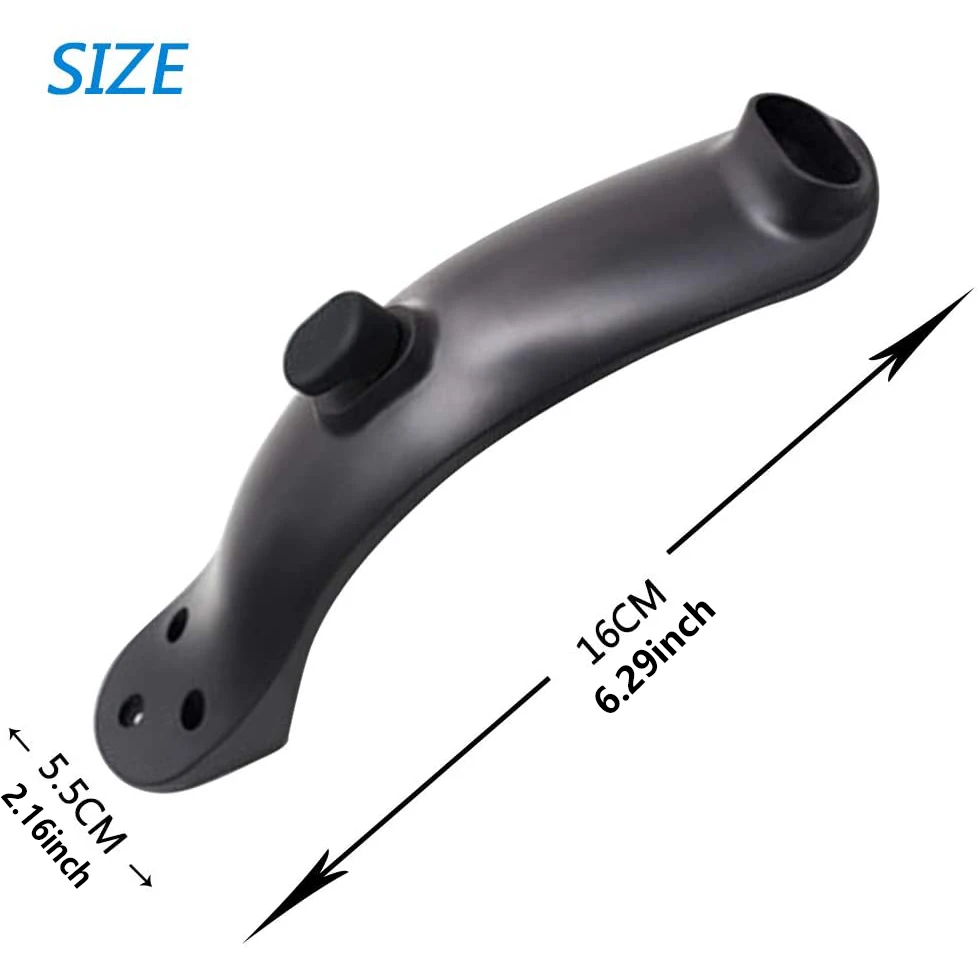 Rear Fender for Xiaomi M365/Pro/Mijia Mi 1S Electric Scooter Short Ducktail Rear Mudguard Back Wing Taillight