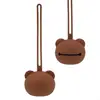 Anti-Drop Teether Holder Pacifier Storage Box Silicone Baby Soother Hanging for