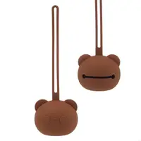 Anti-Drop Teether Holder Pacifier Storage Box Silicone Baby Soother Hanging for