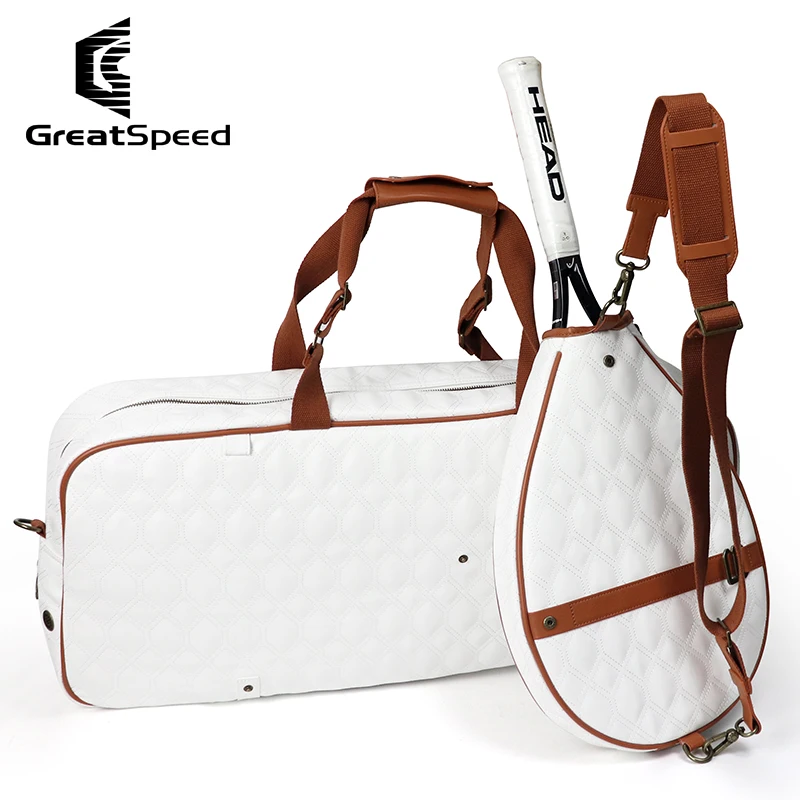 Greatspeed Tennis Handbag Storage Bag Independent Racket Compartment Independent Shoe Bag Velcro Racket Bag 3