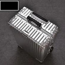  Aluminum-Magnesium Alloy Trolley Case Universal Wheel 22 Metal Luggage 26 Men and Women 20 Export Password Luggage 30-Inch 