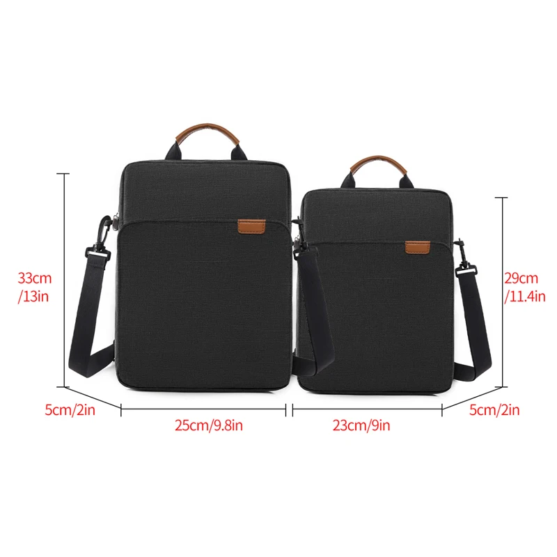 12.99 Inch Vertical Tablet Bag with Shoulder Strap, Men's and Women's Commuting Laptop Bag, Handbag, Suitable for Apple Thinkpad