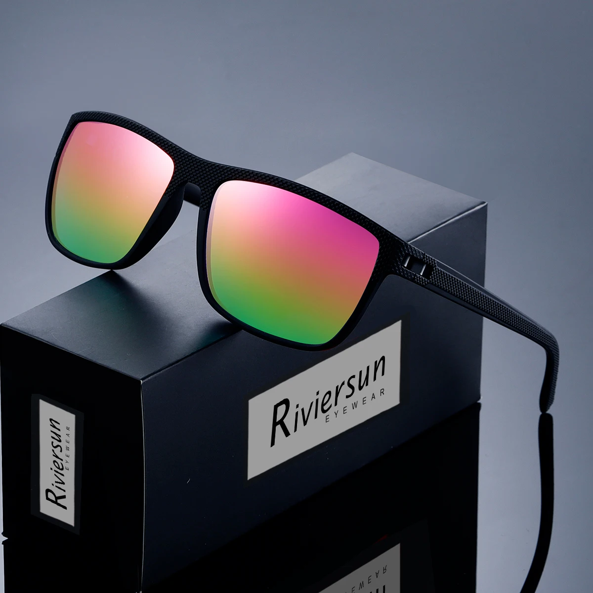 Polarized Lightweight Square Men's Sunglasses with UV400 Protection