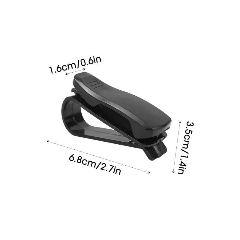 Sunglasses Holder for Car Organizer Adjustable Eyeglasses Holder Anti-Scratch Car Sun Visor Dashboard Auto Interior Accessories