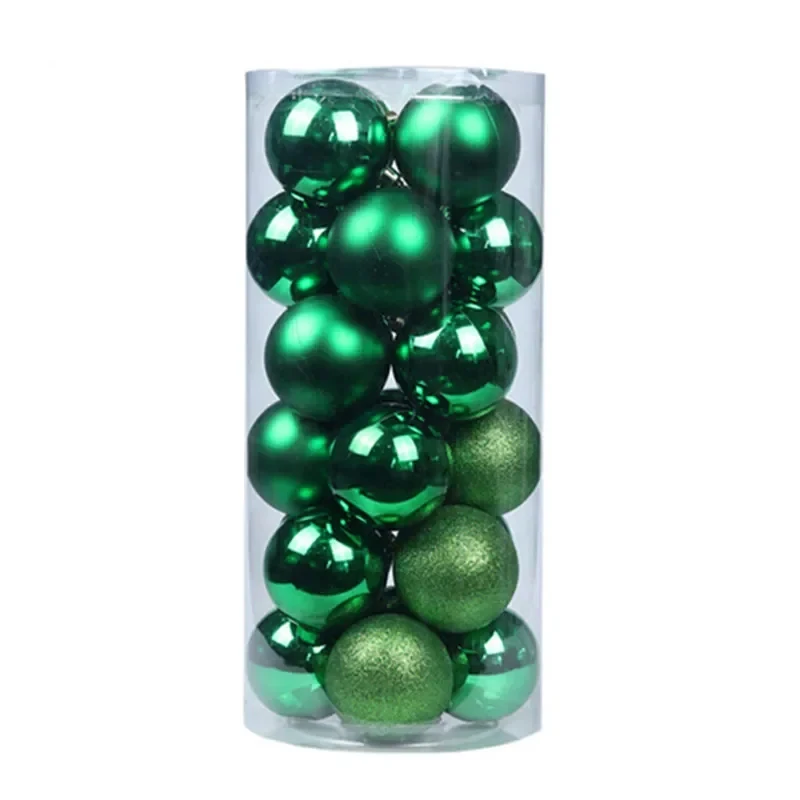 thumbnail image 1 of 1 caja de bolas de Navidad, adornos para árbol de Navidad, bolas colgantes para árbol de Navidad, decoración para fiesta en el hogar, regalo de Año Nuevo 2025, Navidad, 1 of 5