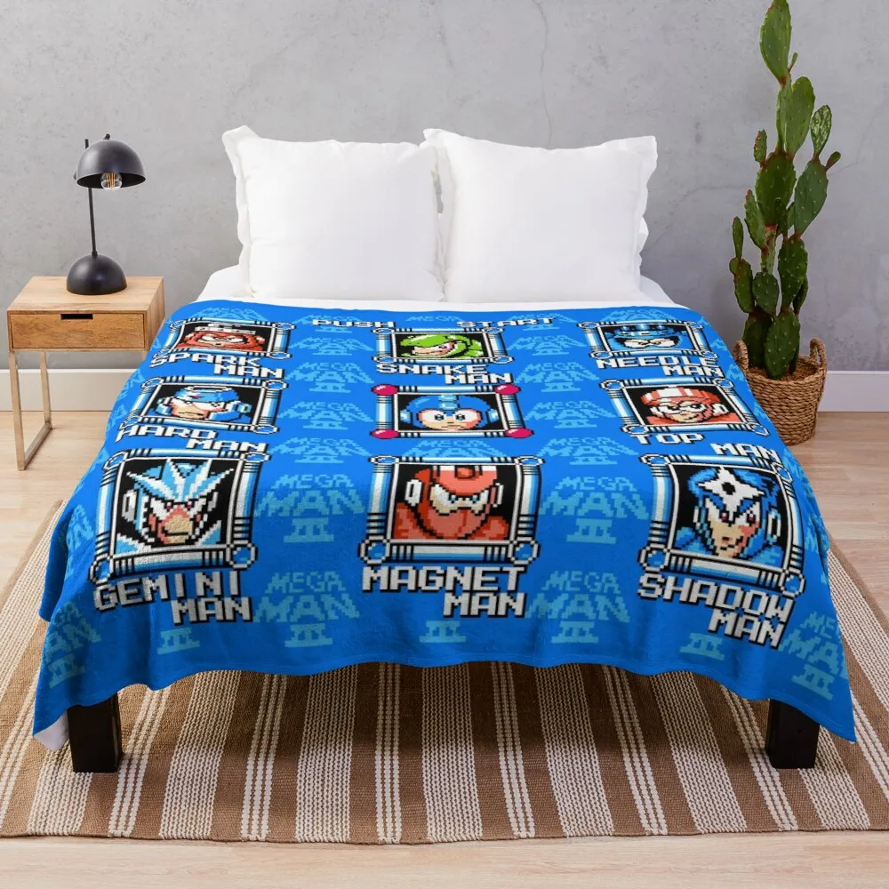 Megaman 3 Stage Select Coperta Da Tiro Coperta Pesante