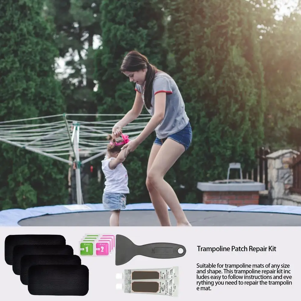 Description Picture 4 of itemTrampoline Patch Repair Kit Camping Tent Trampoline Waterproof Patch Fixing Kit Repair Mat Tear Hole Repairing Tool Set
