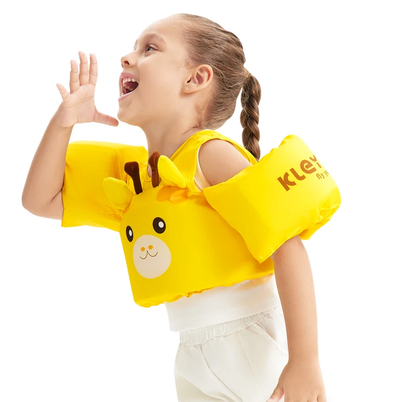 Children Swim Vest Lovely Swimming Pool Arm Floats Non-Inflatable Baby Boys Girls Life Jacket Buoyancy Aids for Kids Aged 2-6T - Image 3