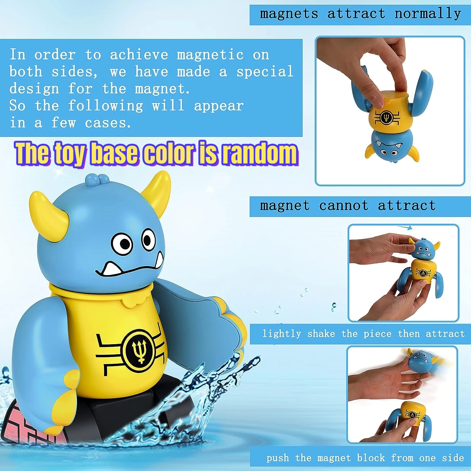 5Pcs Magnetic Robot Toy Set 4