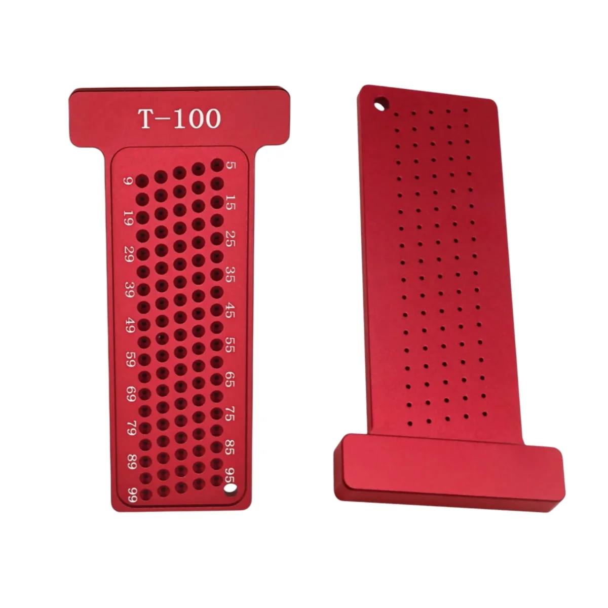 Carpentry Gauge T-100 Metric Aluminum Alloy Pocket Ruler Marking Gauge Carpentry Cross Calibration Ruler Crossed-out Hole Measuring Tool carpentry gauge,woodworking ruler,woodworking gauge,pocket ruler,measurement ruler,angle measuring tool