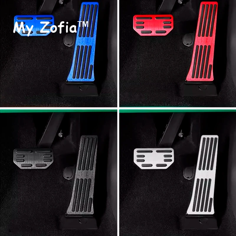 Car Accelerator Brake Pedals Cover Aluminum Alloy Non Slip Pads Pedal Cover Accessories For Leapmotor C10