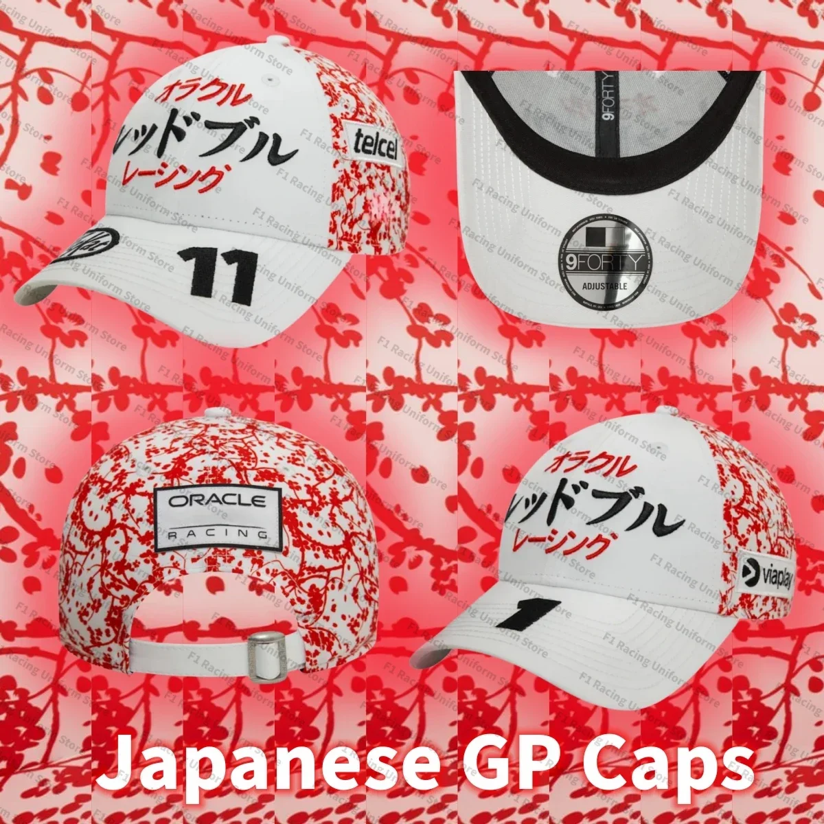 

Official F1 Bulls cap, Japanese GP cap Sergio Perez, Verstappen cap, Formula One baseball cap, motorcycle cap, fan cap, 2024