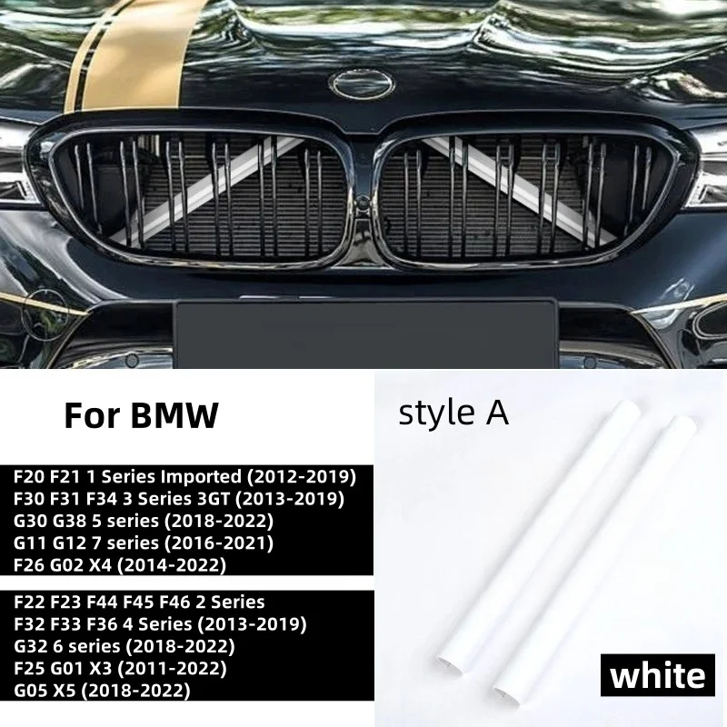 Sleek Automotive Front Grille Trim Strips