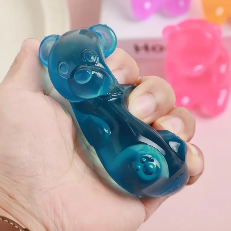 6cm 작은 곰돌이 스퀴즈 장난감, 창의적인 슬로우 리바운드 스트레스 해소 장난감, 작은 곰돌이 말토즈 스퀴즈 장난감, 남아 여아 휴일 선물