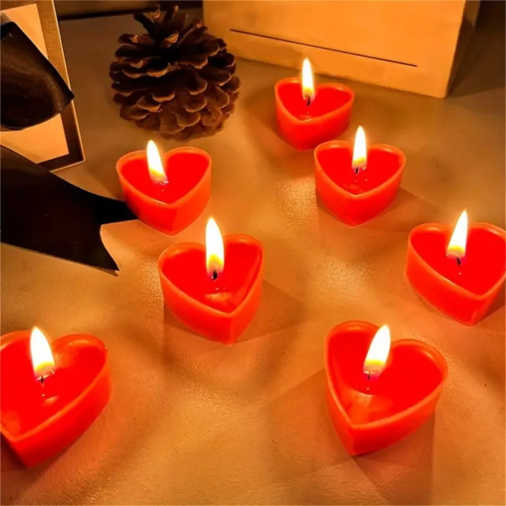 Heart-Shaped Scented Candle Set 3