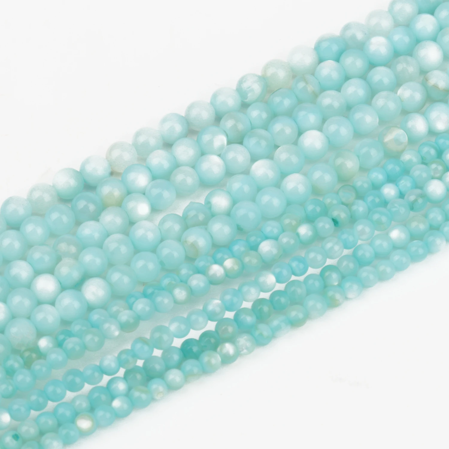 Vibrant Natural Freshwater Shell Beads