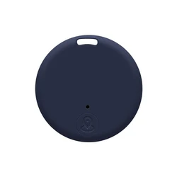 Compact Bluetooth GPS Tracker - Smart Anti - Loss Device for Keys, Luggage, Pets, Kids, Bags, and Wallets (Dark blue)