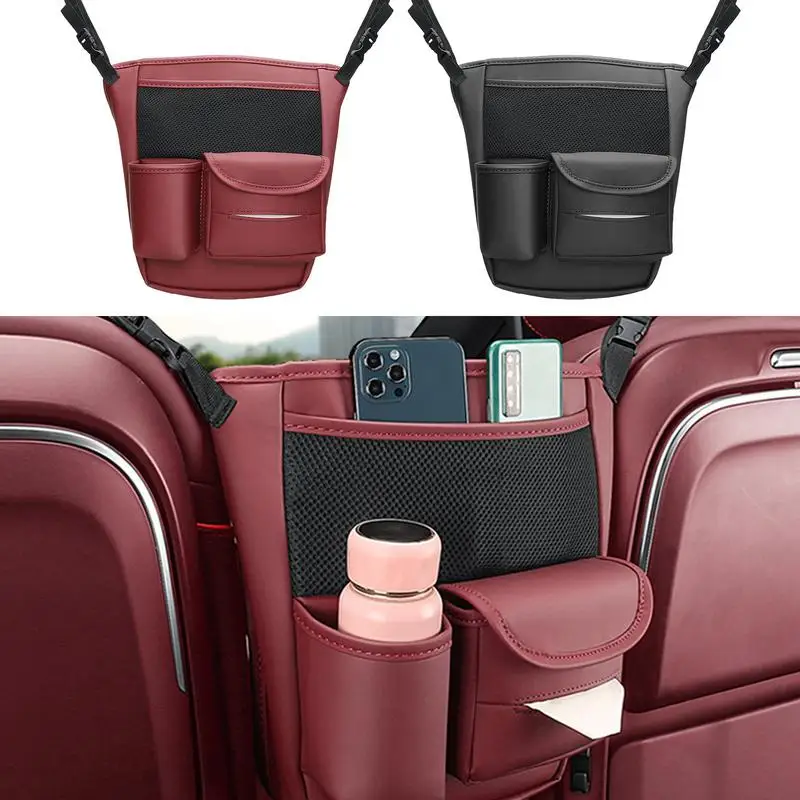 

Vehicle Backseat Bag Multifunctional Interior Storage Holder Auto Seat Back Hanging Organizer Car Container Box For Automobile