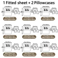 3 Pcs Bedding Classic Lace Bedspread Bed Skirt Bedding Set Home Textile Elastic Fitted Mattress Cover with 2pcs Pillow Covers 2