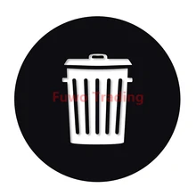 

Fuwo Trading Recycling Sign-Environmental Trash Bin Sign Car Sticker Cover Scratches Waterproof Window Windshield Accessories