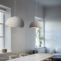 Nordic Wabi Sabi Ceiling Chandelier Modern E27 LED Dining Table Pendant Lights for Living Room Bedroom Loft Decor Hanging Lamp 5