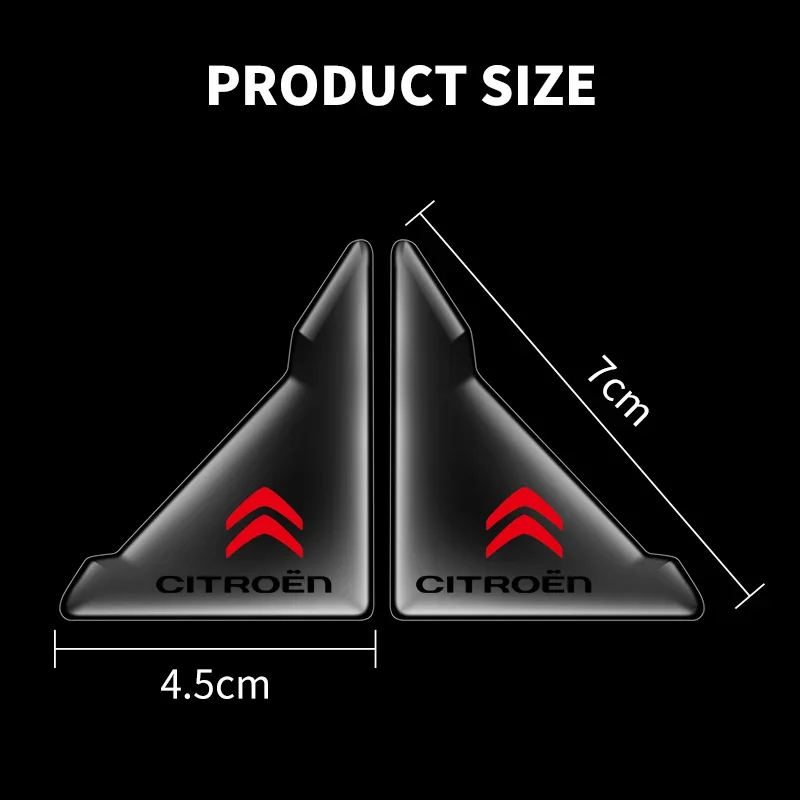 2pcs Car Door Anti-collision Guards For Citroen C1 C2 C3 C4 C5 C6 C8 C4L DS3 DS4 DS5LS DS6 Berlingo PICASSO Accessories car accessories car door handle cover car door lock cover