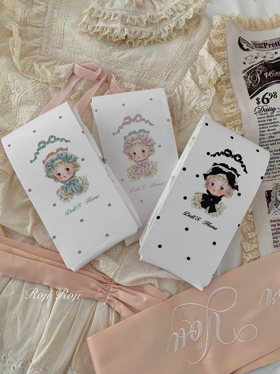 Lolita All-Match Velvet Long Socks Leggings Women's Autumn and Winter Cartoon Stockings Sweet Cute Girls Printed Pantyhose