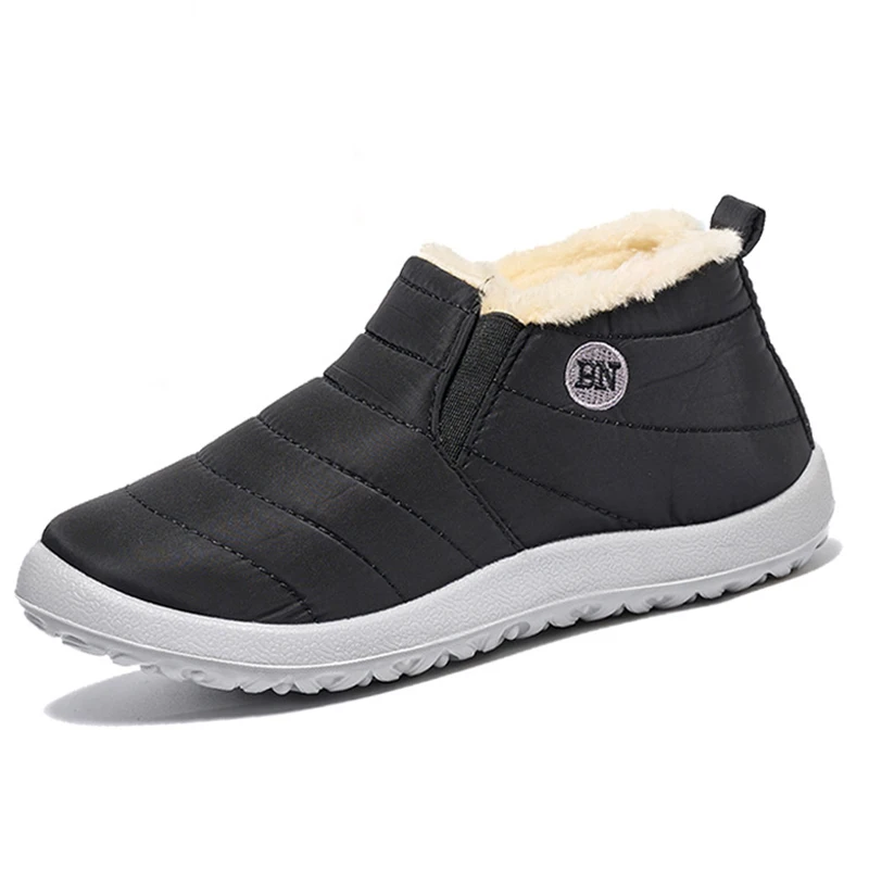 Kidmi Winter Warm Soft Women Shoes Thickened Cold-proof Velvet Cotton Shoes Waterproof Warm Soft Soles Waterproof Cotton Shoes 4