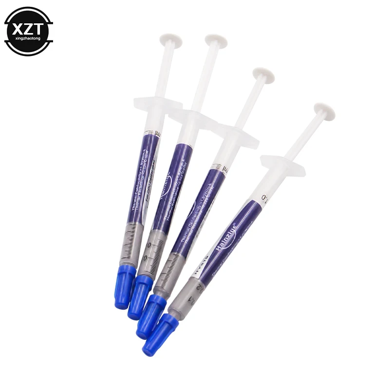 Thermal Grease Silicone Heat Sink Paste CPU Cooler Heatsink 10pcs/lot 1g Grey Silver 10% Silver Included Compound PC