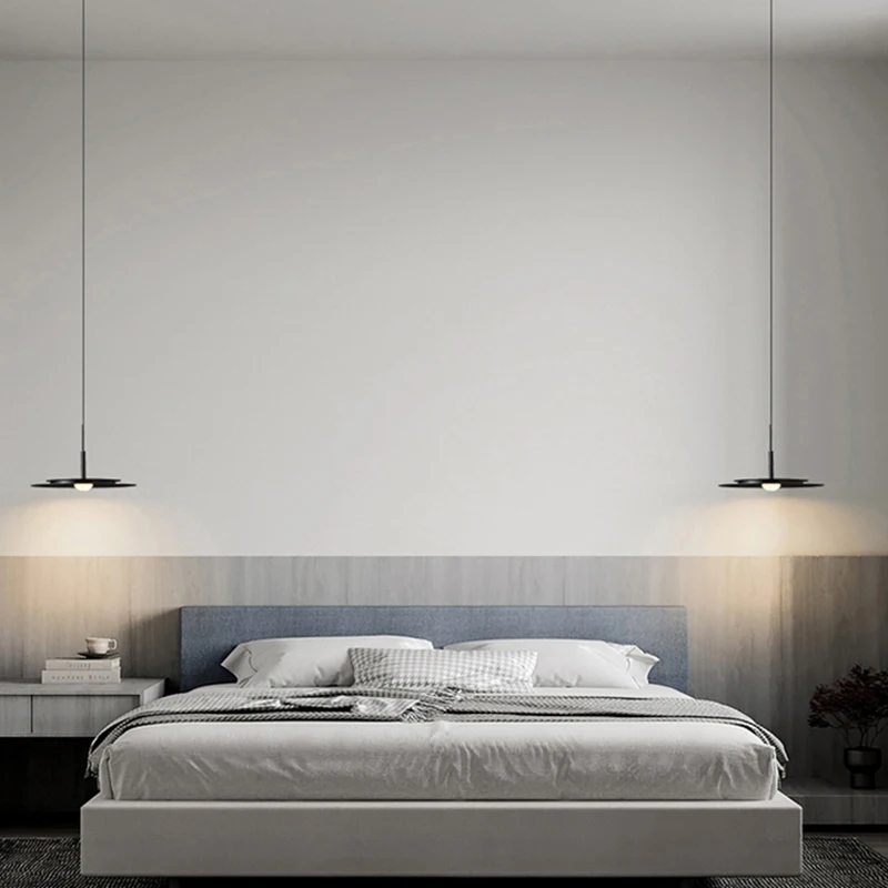 Nordic Modern LED Chandelier Bedroom Bedside Kitchen Bar Home Decorative Flying Saucer Chandelier Creative Lighting Lamp