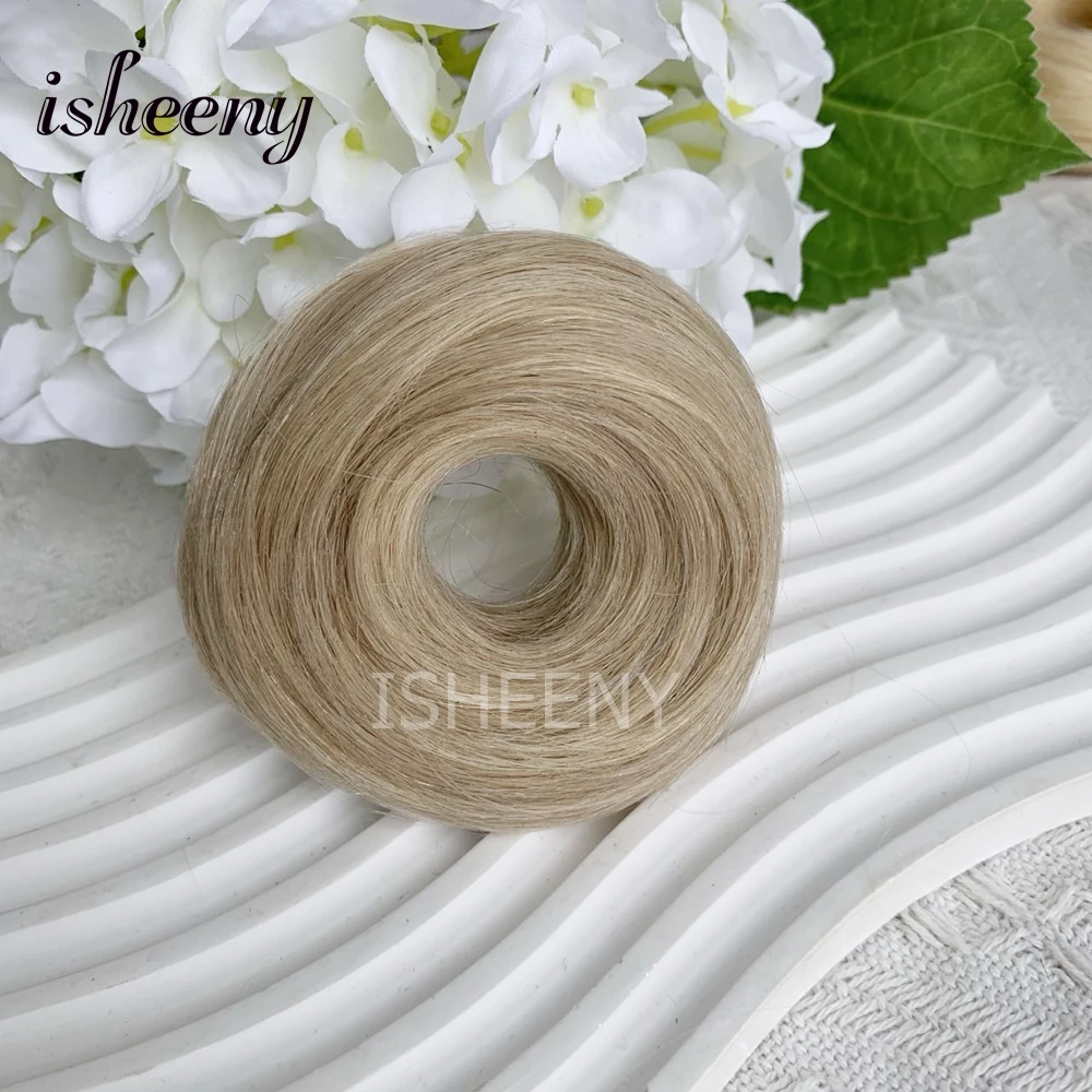Women's Brazilian Human Hair Buns Ponytail Hairpieces Resident Hair Extensions for Ponytails Buns Updos Hair Donut Chignon
