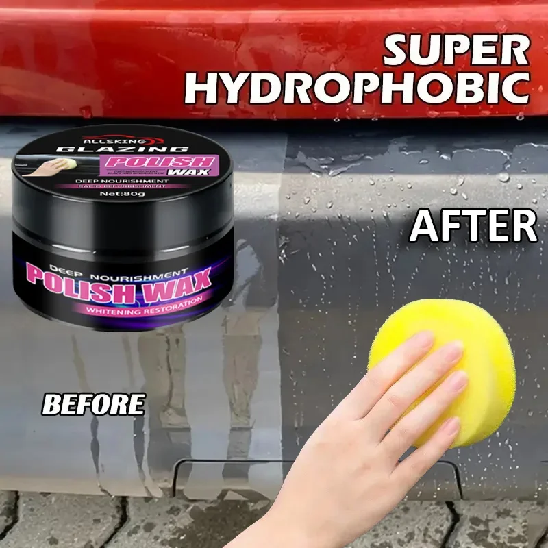 Universal Leather and Plastic Repair Polishing Wax - Automotive interior reconditioning cream for leather/plastic/rubber care