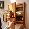 Wooden Storage Shelf Distribution Box Shade Remodeling Decoration Solid Wood Electric Gate Box Home Storage Decoration 1
