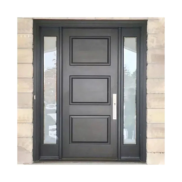 metal front door