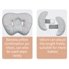 Baby Stroller Pillow Car Seat Head Fixed Neck Pillows Bend Shape Sleeping Protection Headrest Cushion Infant Anti-head Mat 4