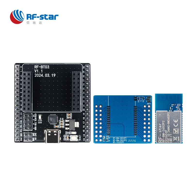 TI CC2652P Development Board Zigbee Module Test Board USB-to-UART Tool Serial Adapter for Debugging CC2652P/P7 Modules