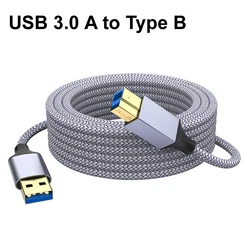 Premium Nylon Braided USB 3.0 Type - C Data Cable - Multiple Lengths Available - 2M (USBA)