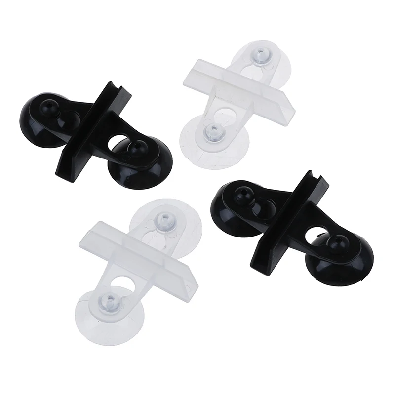 5pcs Aquarium Fish Tank Divider Suction Cup Divider Plastic Sheet Holder Set