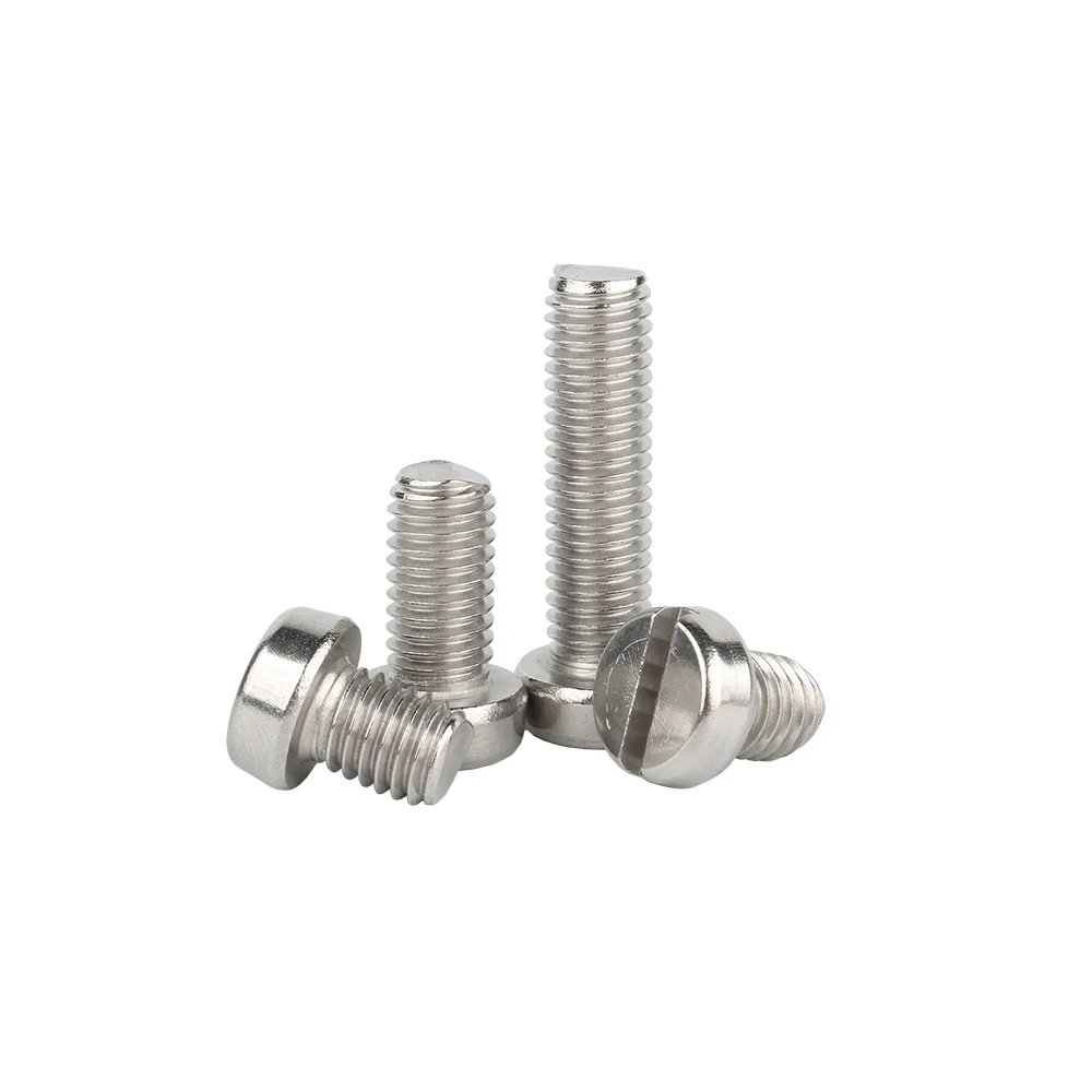 

5/10/20/50/100 шт. M1.6 M2 M2.5 M3 M4 M5 M6 M8 A2-70 304 нержавеющая сталь GB65 шлицевая головка для сыра болты
