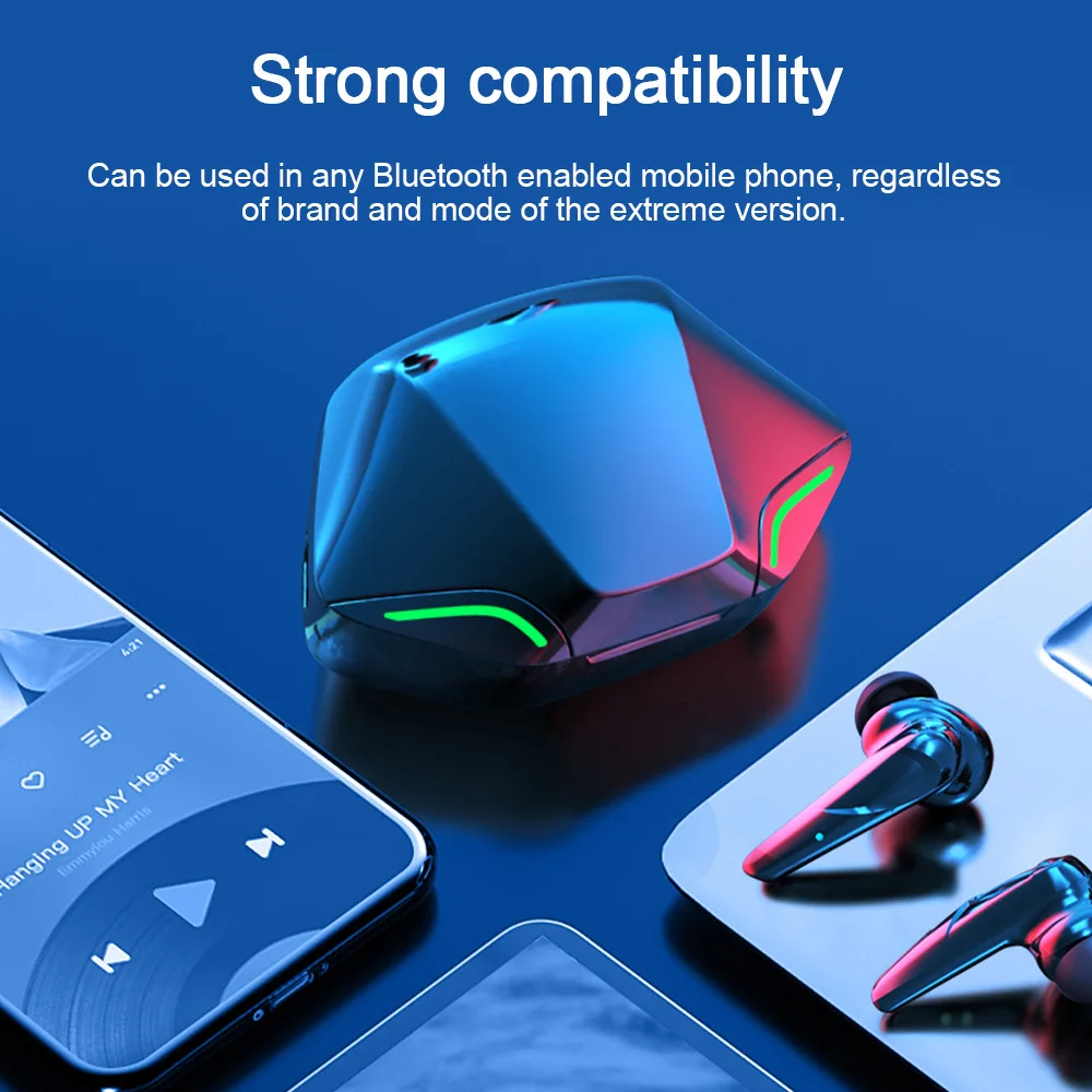 True Wireless Bluetooth Headset Binaural Sports in-Ear High Sound Quality High-End Men's and Women's Noise Reduction Good-lookin |