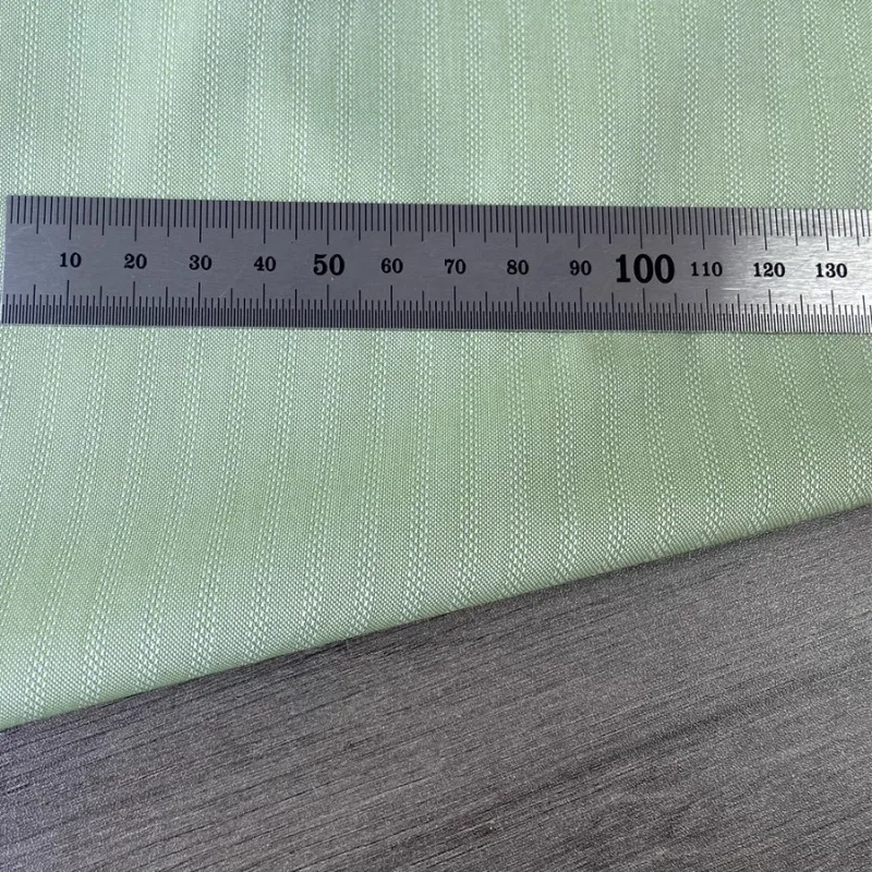Spring Sprouts Green Cotton Italian High-end Pure Cotton Spring and Summer Fabric Shirt Skirt