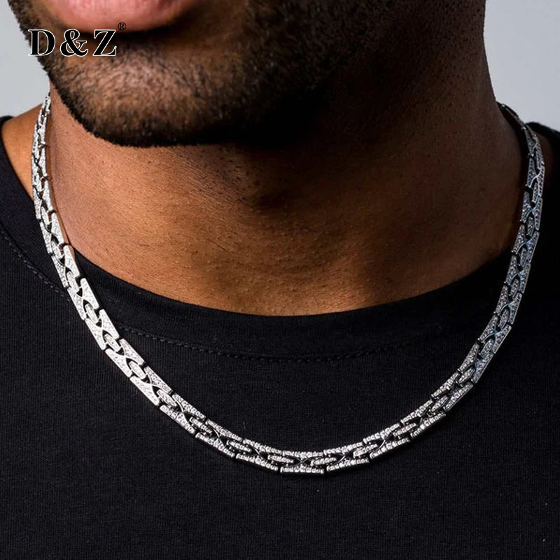 Wholesale Single Layer Hip hop Punk Silver Color Metal Razor