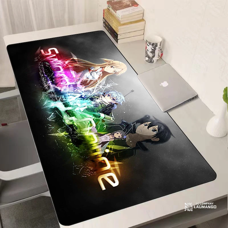 Large Mouse Pad Sword Art Online Gaming Accessories Keyboard Desk Mat
