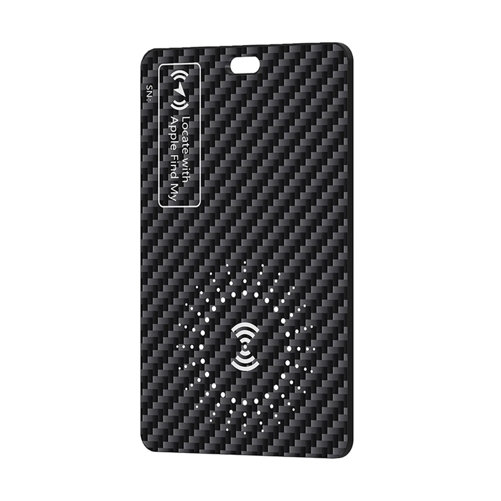 Wallet Tracker Card Wireless Charging Works for Apple Find My Waterproof Ultra Slim Tracking Card for Effortless Wallet Tracking